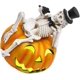 thumbnail image 3 of Adornos de linterna que brillan intensamente con luz de calavera de calabaza de Halloween para decoración de fiestas manualidades 1 pieza naranja, kaili Sencillez, 3 of 5