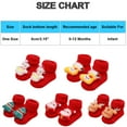 thumbnail image 2 of YESIMOLA Toddler Grip Socks Rattle Socks Christmas Socks Toddler Boys Girls Toddler Fuzzy Socks Soft Sole Non Slip Toddler Shoes Socks Princess Socks Floor Socks,A 0-12 Months, 2 of 5