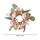thumbnail image 4 of Cheapark Simulated Lily Candlestick Wreath Floral Centerpiece with Faux Flowers for Gift Valentines Day Table Decor Dining Room A mbiance, 4 of 6