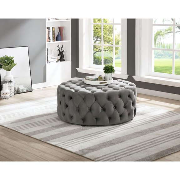 Best Master Furniture Timber 5 Piece Modern Stainless Steel Dining Set in Gray
