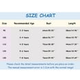 thumbnail image 3 of MEZZALL Kids Toddler Boys Girls Long Sleeve Blouse Casual Letter Prints Gentleman Tops Holiday Shirts T Shirt Soft Baby Dailywear, 3 of 4
