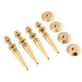 thumbnail image 4 of Juego de 4 M8 de piso Subwoofer Soporte Spikes Pies Almohadillas a prueba de golpes Oro Sunnimix Picos de altavoz de cobre, 4 of 6