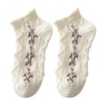 thumbnail image 5 of Calcetines cortos de mujer, calcetines de verano de malla fina, calcetines náuticos transpirables, calcetines casuales de moda para mujer, 5 of 5