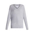 thumbnail image 2 of Time and Tru Women’s V-Neck Pullover Sweater, Lightweight, Size XS-XXXL, 2 of 6