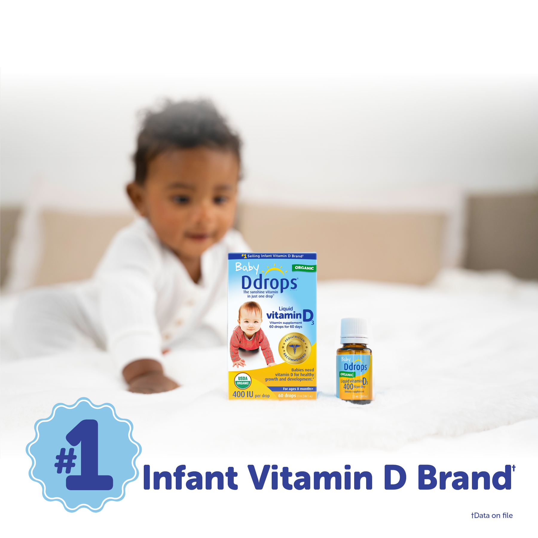 Ddrops Baby Organic Vitamin D3 Supplement Drops, 8-Pack photo 8