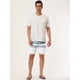 thumbnail image 3 of INSPIRE CHIC Pantalones cortos de plaa rayas pahombre Pantalones cortos de surf con cordón de natación en bloque de color Blanco azul 32, 3 of 6