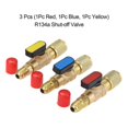 thumbnail image 3 of Ball valves brass R410A refrigerant for AC hoses, 3 of 5