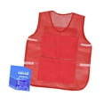 thumbnail image 2 of Colaxi Cooling Vest Portable with 8 Ice Packs for Hot Weather Work Gardening Men Women Red, 2 of 10