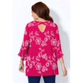 thumbnail image 2 of Catherines Women's Plus Size Petite Embroidered Gauze Tunic, 2 of 6