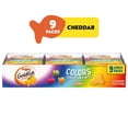 thumbnail image 4 of Goldfish Colors Cheddar Cheese Crackers Multipack 9 ct / 0.9 oz - 5 Pack, 4 of 5