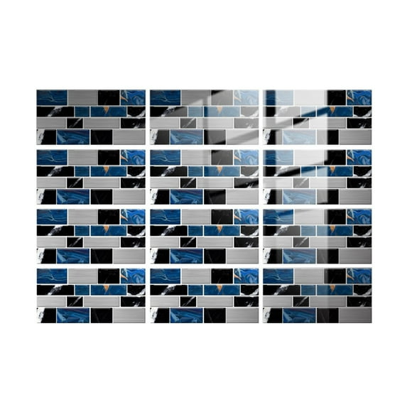 TIELUTT 12pc Peel and Stick Ceramic Tile Paste 3D Lattice Ceramic Tile Paste DIY Peel and for Wall Dots Wall Decal Tile Stickers Cute Girly Decorations for Room Wall Stickers for Kitchen