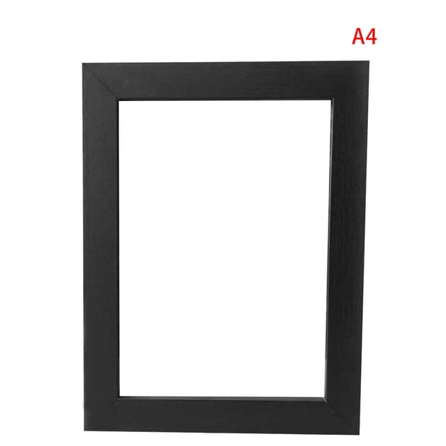 Marco de pared de madera para sala de estar, dormitorio, pasillo, escena, foto, fotografía familiar, marco de almacenamiento A4 Methold HA001377-16