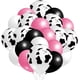 thumbnail image 1 of 120 globos de látex, incluyendo 60 globos estampados de 12 pulgadas con estampado animal y 60 globos coloridos de 10 pulgadas para baby shower, cumpleaños, bodas, fiestas (estampado de vaca)., 1 of 7