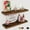 Rustic Brown 22.5"W x 6.5"D, 2Packs, variant on Floating Shelves for Wall, " Rustic Wood Deep Wall Mounted Shelves with Invisible Brackets for Decor & Storage, Floating Shelf for Living Room, Bathroom (Oak, Set of )