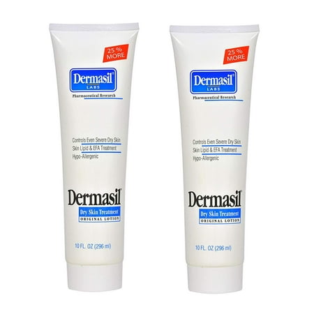 Dermasil Original Dry Skin Lotion Treatment (TWO 10oz Bottles (Best Skin Treatment For Men)
