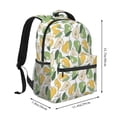 thumbnail image 2 of Disketp Fruit Pears Mochila Estampada para Hombre y Mujer – Mochila Ligera Clásica con Múltiples Bolsillos para Universidad, Trabajo y Viajes-One Size, 2 of 5
