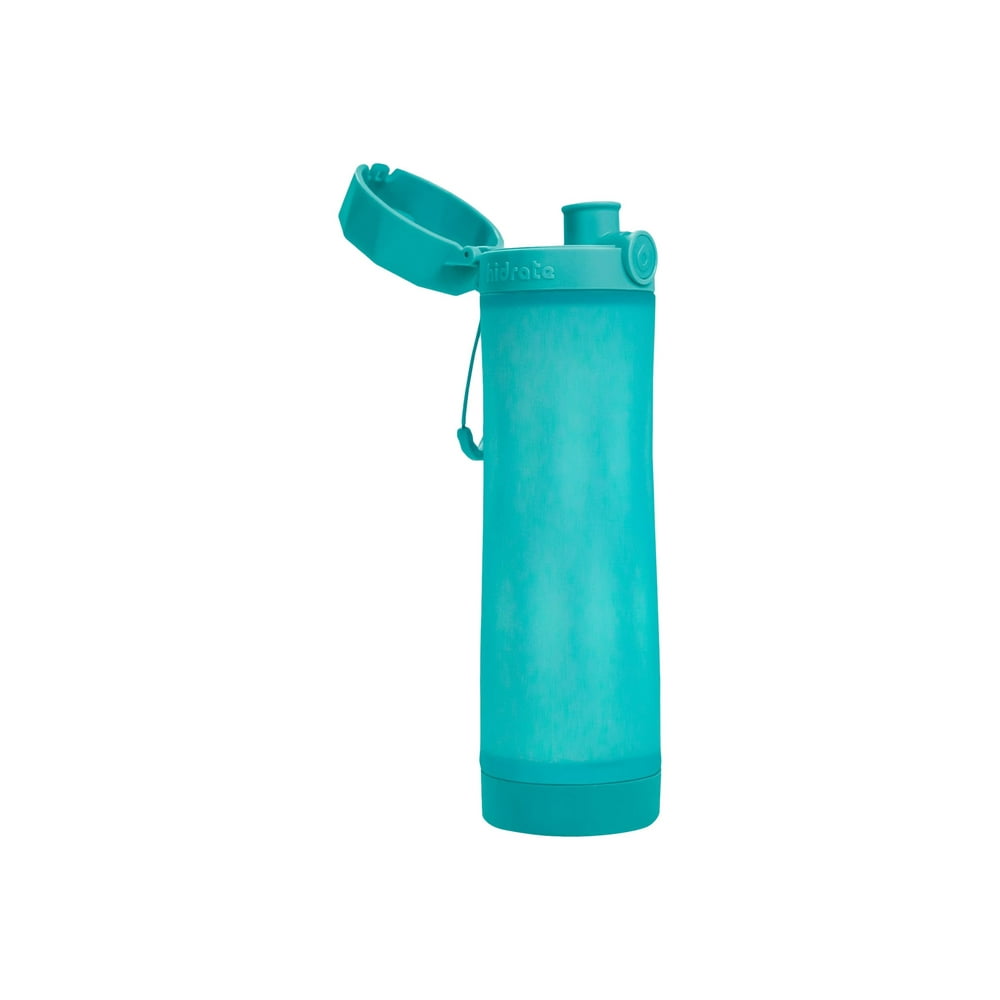 Hidrate Spark 3 Smart Water Bottle, Scuba, Track Water Intake, Glow