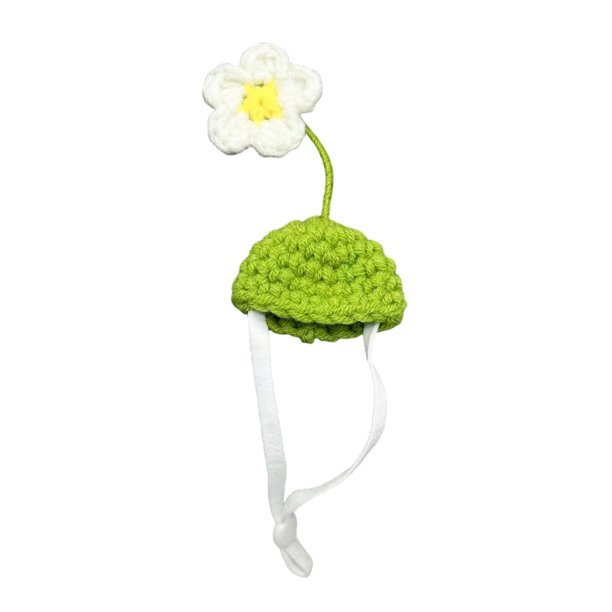 Mini gorro tejido a mano para animales pequeños. Adorable gorro de hámster tejido con correa ajustable. Ranas, conejitos, arcoíris y zanahorias. Mini gorros tejidos a mano. Mini gorro.