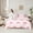 Pink, variant on Feelyou Dreamy Purple Bowknot Twin Bedding Sets 7-Piece, Kawaii Princess Style Bedding Comforter Set, Girly Fashion Bow Reversible Sheet Sets, Luxury Bedroom Decor