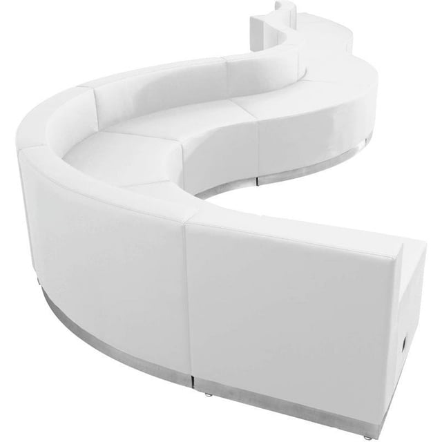 Flash Furniture Hercules Alon 9 Pièces Réception Siège en Blanc