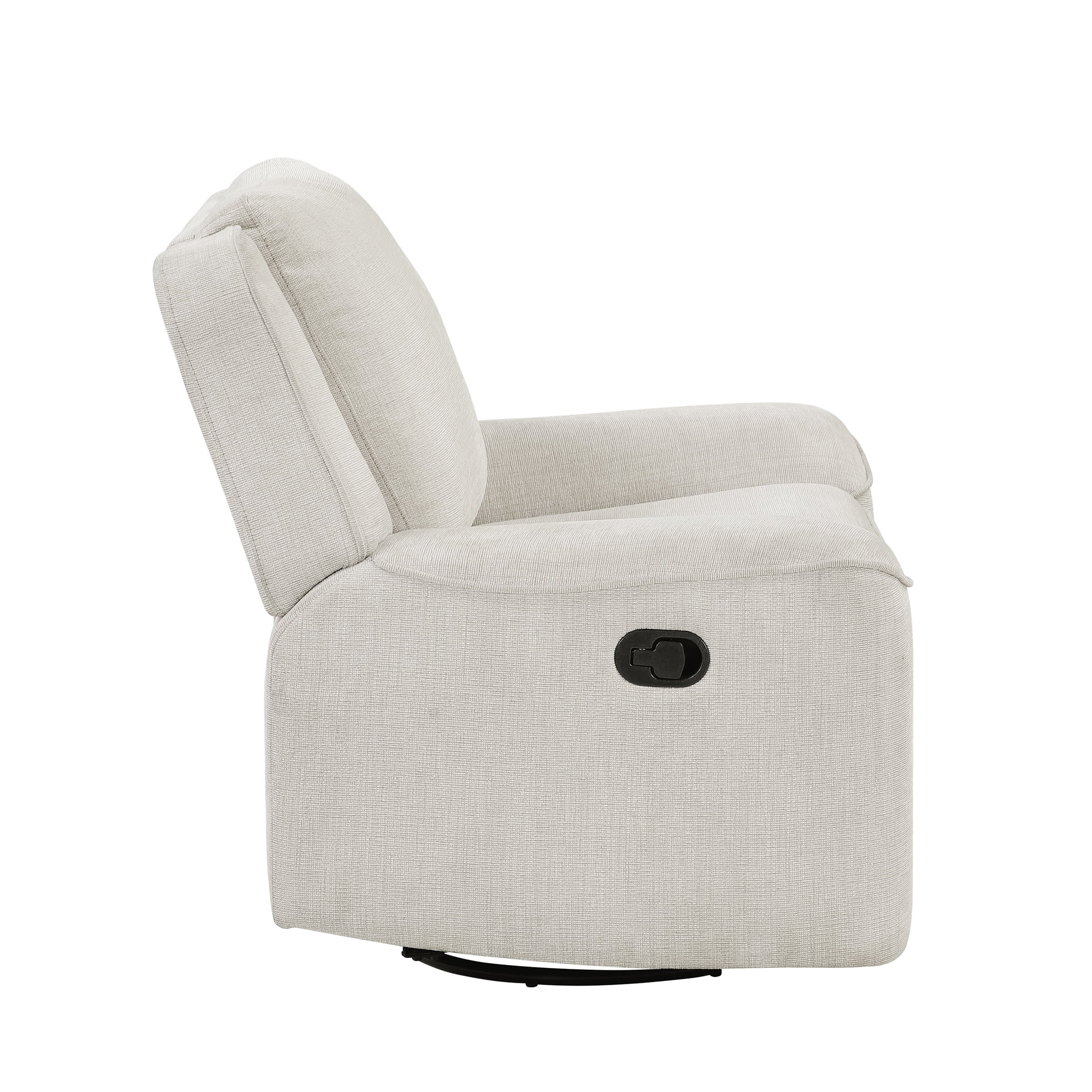 OakvillePark Coraelis Chenille Swivel Reclining Chair, Beige