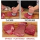 thumbnail image 4 of Ablandador de carne Hicook, mazo de aleación de zinc de doble cara, 4 of 9