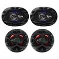 thumbnail image 1 of Boss Rage 6 x 9 & 6.5 Inch 4 Way Full Range Mobile Audio/Video Speakers Pairs, 1 of 11