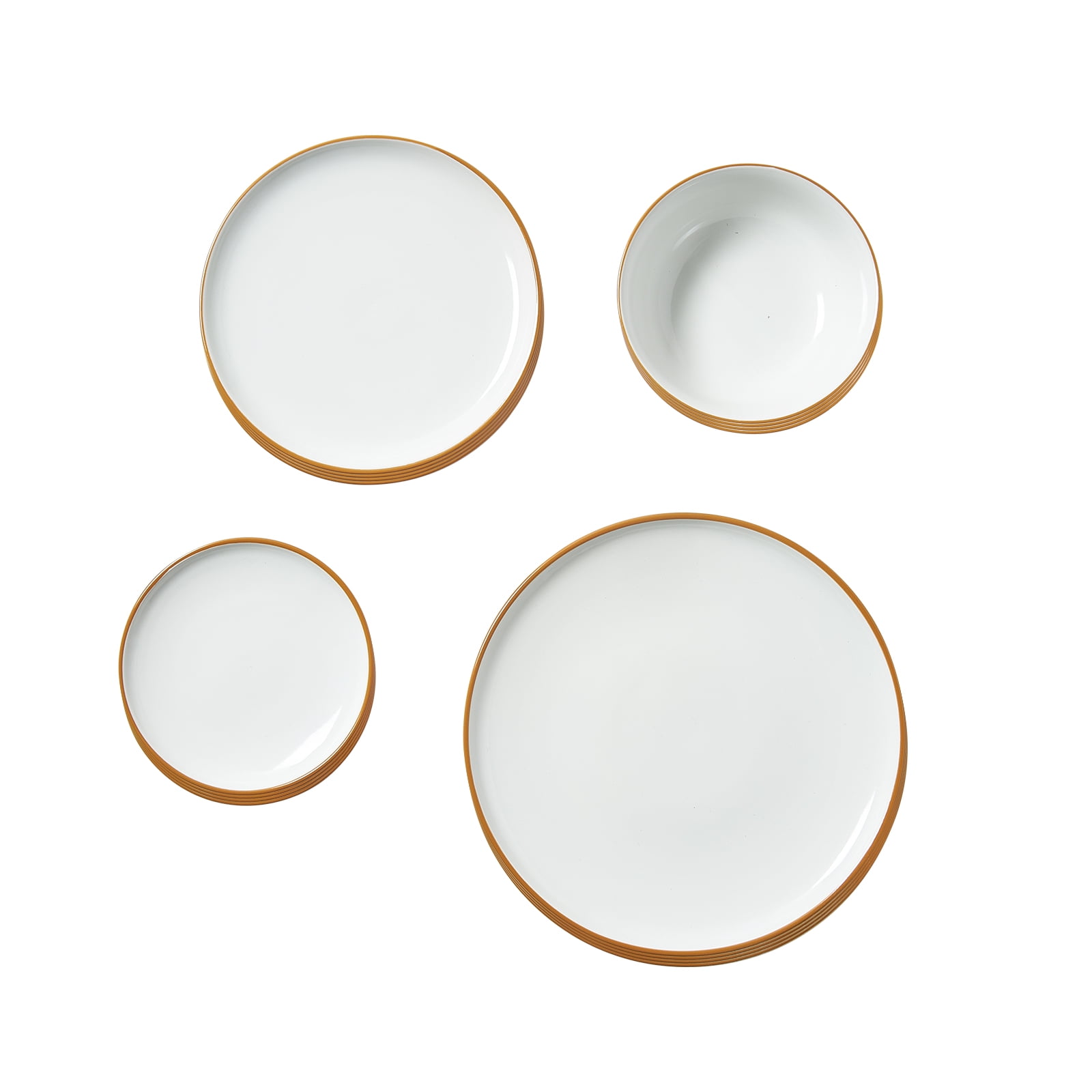 Coleman, Enamel Dinnerware Set, 24-piece, Includes Plates Mugs
