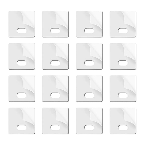 16-Piece Vertical Blind Hook Replacement and Repair Set,16Pc Vertical Blind Repair Tabs, 3Cm Replacement Parts for Vane Blind Slats Repair, Home Window Accessories