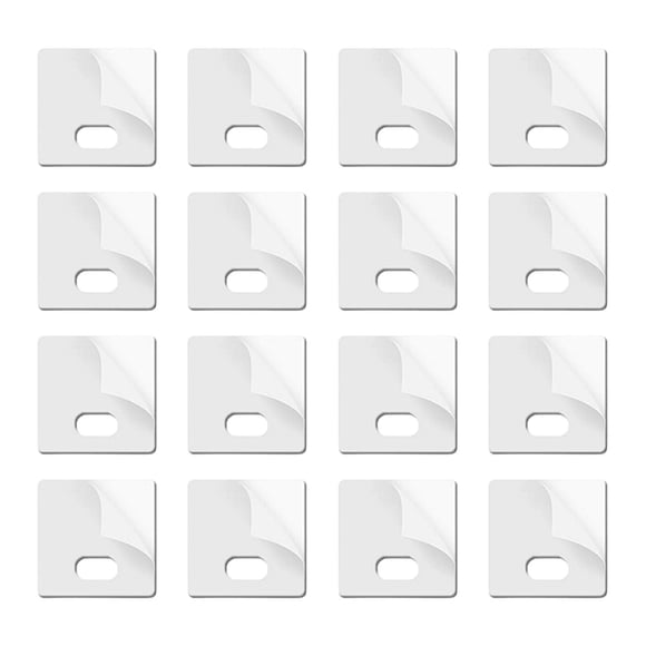 BINGLI (16 Pieces) Clear Vertical Blind Repair Tabs, Vertical Blind Repair Kit, Vertical Blinds Replacement slats