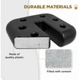 thumbnail image 6 of EAGLE PEAK Canopy Weight Plates 4-Set for Pop up Canopy, Tent, Gazebo, Umbrellas, Tent Weights for Legs, 20 lbs, Black, 6 of 6