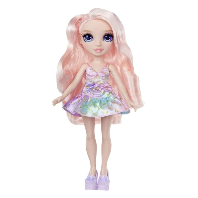 Muñeca moderna Rainbow High Bella Pink de 28 cm con estilo