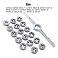 thumbnail image 3 of 40pcs Tap Die Set Metric 3-12mm Alloy Steel Screw Tap Threading Tools With Storage Case, 3 of 6