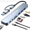 thumbnail image 1 of Adaptador multipuerto USB Hub JUEJUEZI de 8 puertos 3.0 para MacBook Pro, 1 of 9