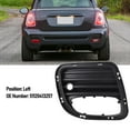 thumbnail image 3 of Rear Fog Lamp Bezel Trim Fog Light Cover Frame Fog Lamp Housing Replacement for R56 R57 R58 R59 Made of High Toughness Plastic with Sporty Design, 3 of 7