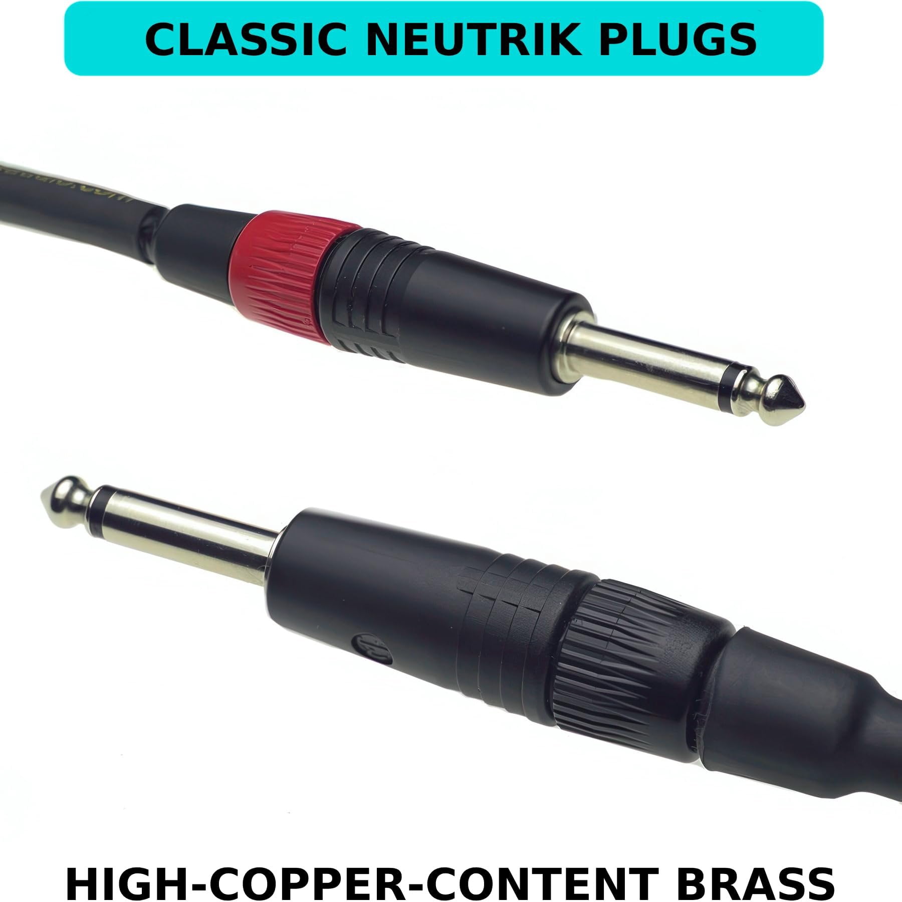 Evidence Audio The Lyric HG Instrument Cable Straight to Straight Plugs 10 feet 3 m