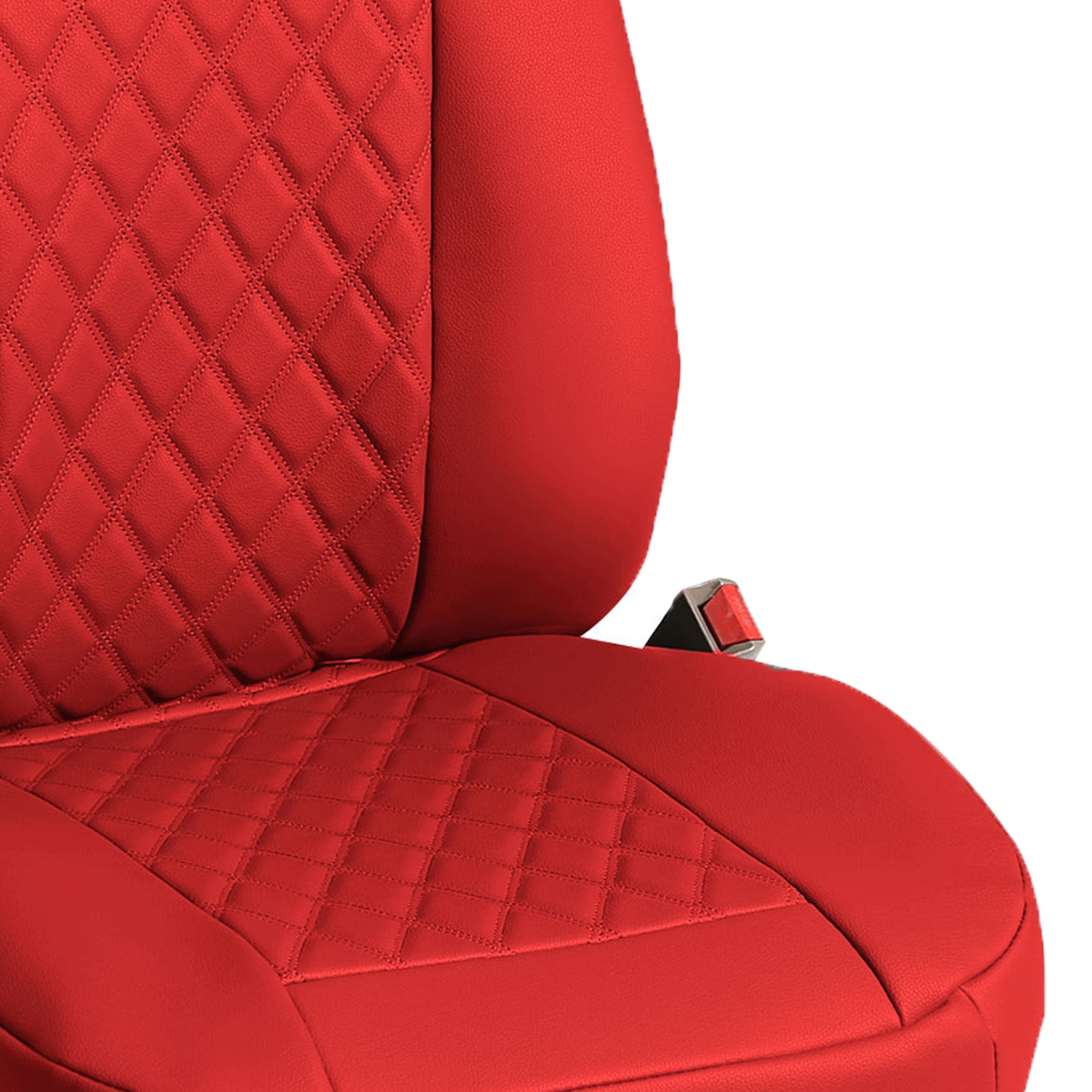 FH Group Cojines de asiento ultra confort de piel sintética de la más alta  calidad color beige liso para el auto, juego trasero, ajuste universal