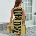 thumbnail image 6 of Golden Ticket Sundress Sleeveless Dress Summer Women Clothes Dress for Women Dresses, 6 of 7
