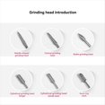 thumbnail image 3 of 3D Printer Smoothing Tool Kit 3D Printing Modify Finishing Tool for Smoothing, Repairing, and Modifying US Plug,1 * grinder 1 * power plug 6 * grinding heads 1 * English instruction manual,Black, 3 of 7