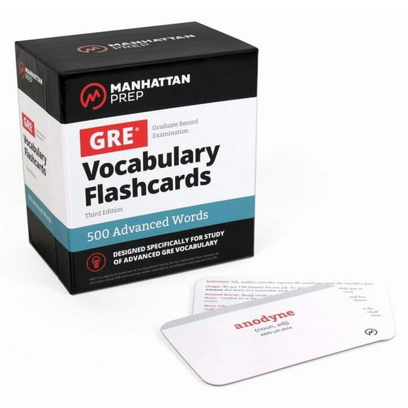 Manhattan Prep GRE Prep: 500 Advanced Words: GRE Vocabulary Flashcards (Cards)