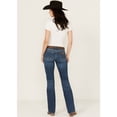 thumbnail image 3 of Wrangler Women's Retro Mae Dark Wash Mid Rise Bootcut Stretch Denim Jeans - 112344582 32W x 36L, 3 of 4