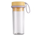 thumbnail image 2 of Boovnll Water Bottles, 17 OZ/500ML Large Capacity Sports Water Bottle Reusable Transparent Plastic Bottle LeakProof for Home, Office, Gym, Outdoor Sports, Water Bottle, 2 of 6