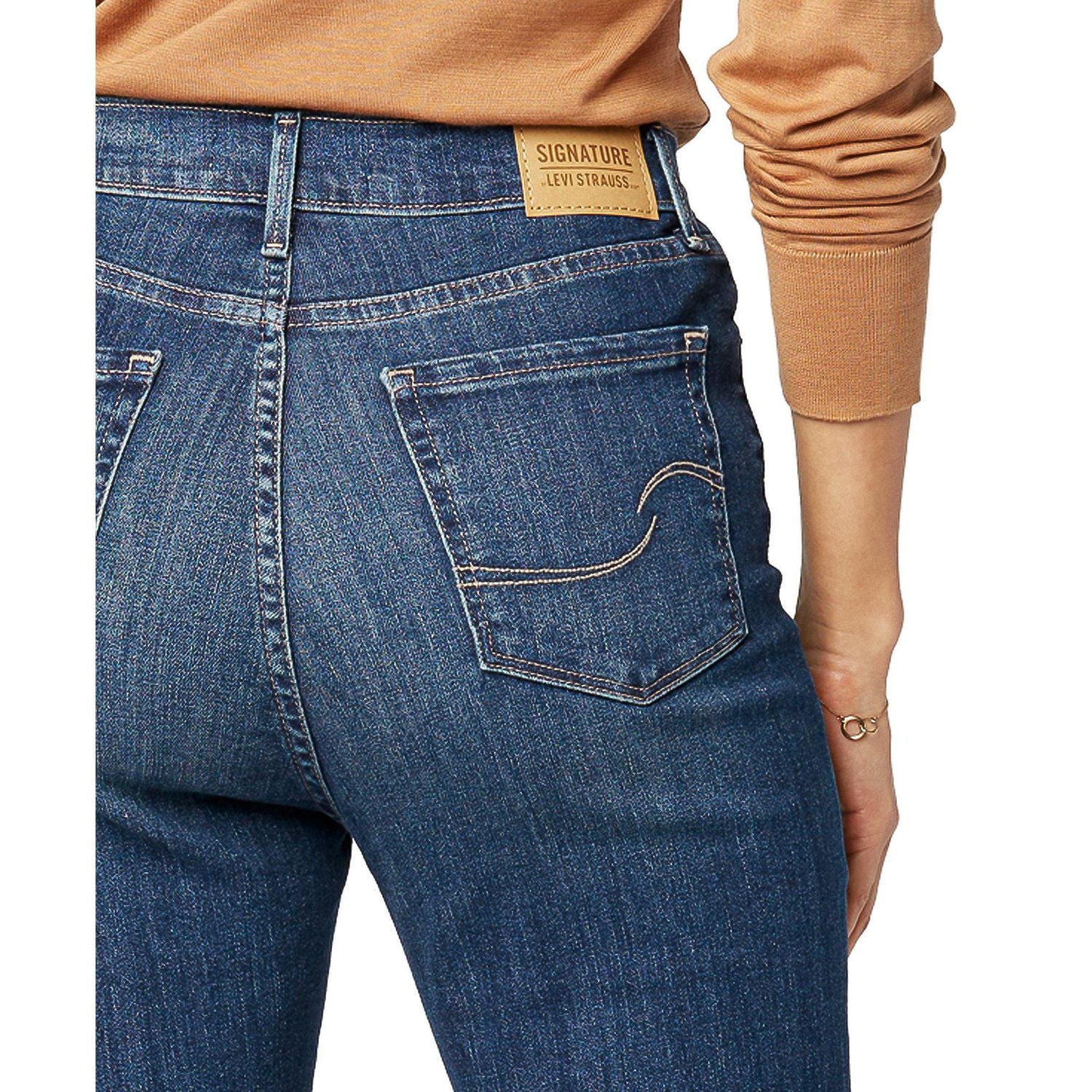 Levi Strauss Signature™ Women's High Rise Straight Jeans, Available sizes: 2 – 18