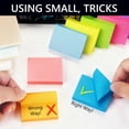 thumbnail image 7 of Tripumer 24 Pcs Mini Sticky Notes 1.5 x 2 inch Self-Stick Pads Colorful Reliable Easy to Post for Home Office Notebook, 7 of 7