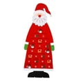 thumbnail image 2 of Calendario de Adviento de Papá Noel Macarena 24 días tela de fieltro decoración dormitorio rojo, 2 of 8