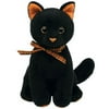 TY Beanie Baby - SNEAKY the Black & Orange Cat (6 inch)