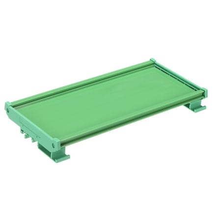 

PCB DIN Rail Mount Carrier Circuit Board Mounting Holder 100x240mm Green