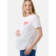 thumbnail image 2 of Ingrid & Isabel For Every Belly Women's Maternity Graphic Cotton T-Shirt, Sizes S-XXL, 2 of 8