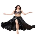 thumbnail image 3 of Traje de danza del vientre Nuevo traje de escenario Conjunto de traje de actuación de danza india, 3 of 4