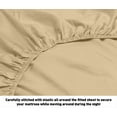 thumbnail image 3 of Luxurious Collection 1000 Thread Count 100% Cotton Bed Sheet Set (Twin XL, Taupe), 3 of 3